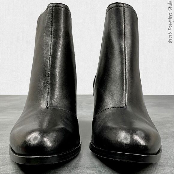 RAG & BONE WALKER LEATHER CHELSEA ANKLE BOOTS IN BLACK SIZE 8 WOMEN’S NEW IN BOX - Picture 8 of 16